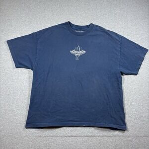 Honolua Surf Co Tee Blue Hawaii Surfboard Graphic Double Sided Y2K Surf Mens XXL